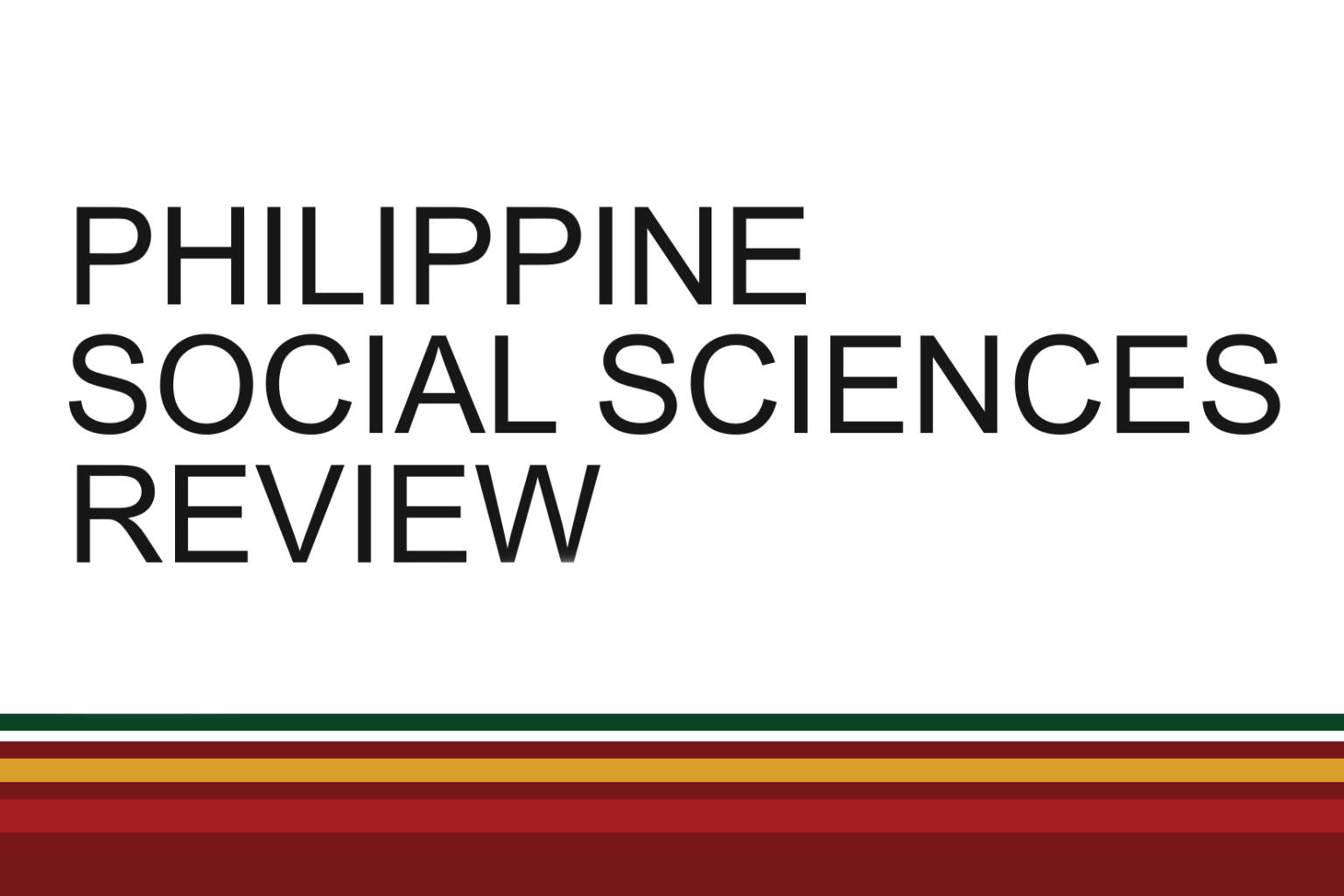 Journals – UP College of Social Sciences and Philosophy